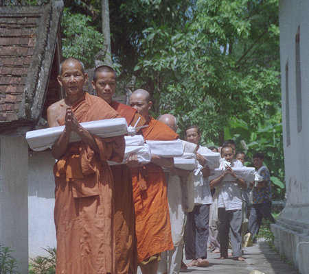 Manuscript procession 1, Luang Prabang