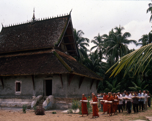 Manuscript Procession 01, Vientiane