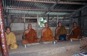 Elderly monks, Luang Prabang