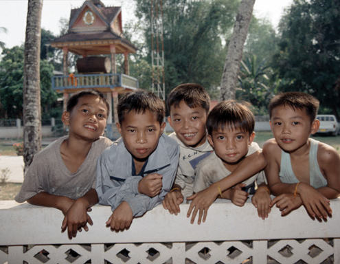 Local children, Vientiane Capital